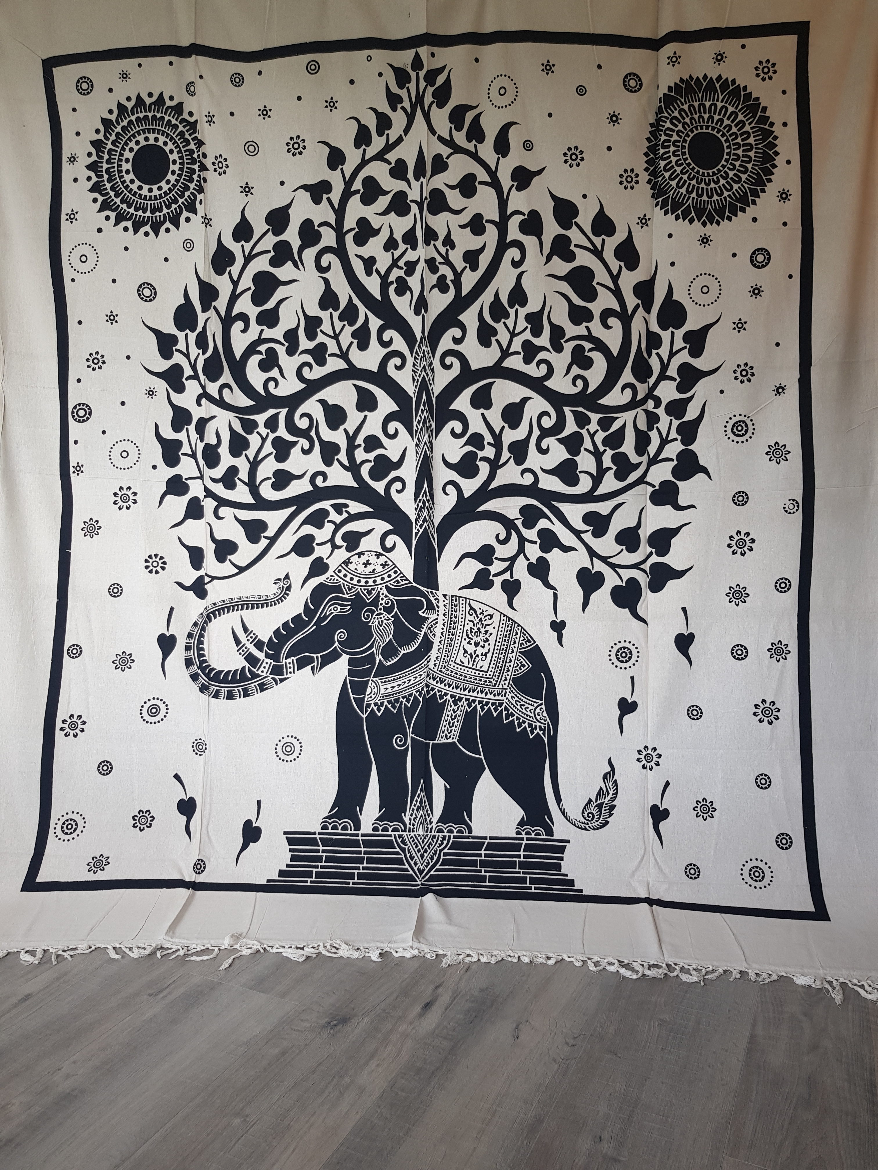 Tapestry, elephant tree